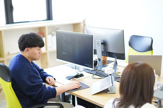 仕事風景の写真