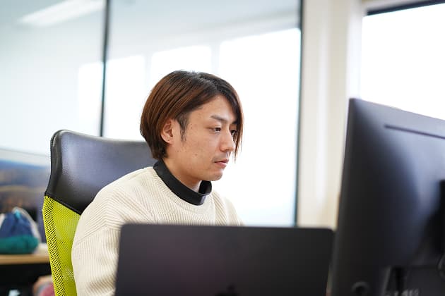 仕事風景の写真