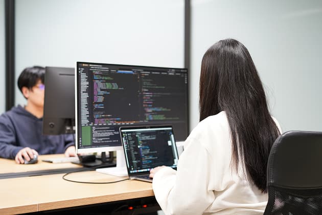 仕事風景の写真